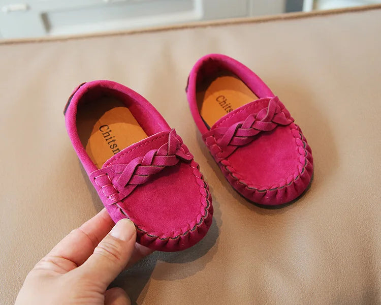 JGVIKOTO Ragazzi Ragazze Scarpe Moda Morbide Mocassini per bambini Appartamenti per bambini Scarpe da barca casual Mocassini da sposa per bambini Scarpe in pelle