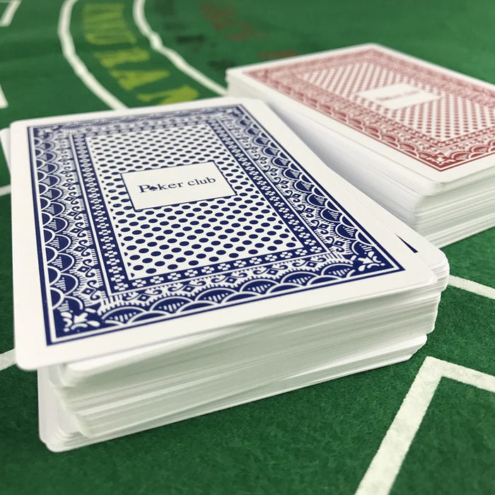 2 pz/set Baccarat Texas Hold'em plastica impermeabile Scrub carte da gioco Poker Club carte giochi da tavolo 2.48*3.46 pollici Yernea
