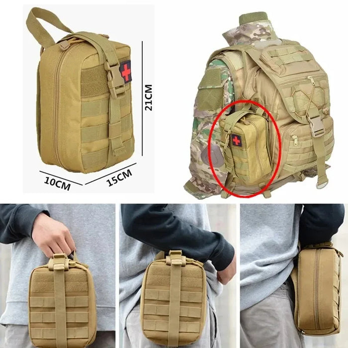 Kit di pronto soccorso tattico borsa medica emergenza caccia all'aperto auto campeggio Molle strumento di sopravvivenza EDC Pouch Organizer