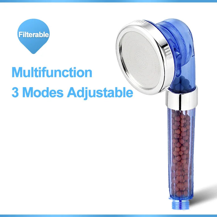 ZhangJi 3 modalità doccia da bagno soffione doccia a getto regolabile ad alta pressione risparmio idrico bagno filtro anionico doccia ugello SPA
