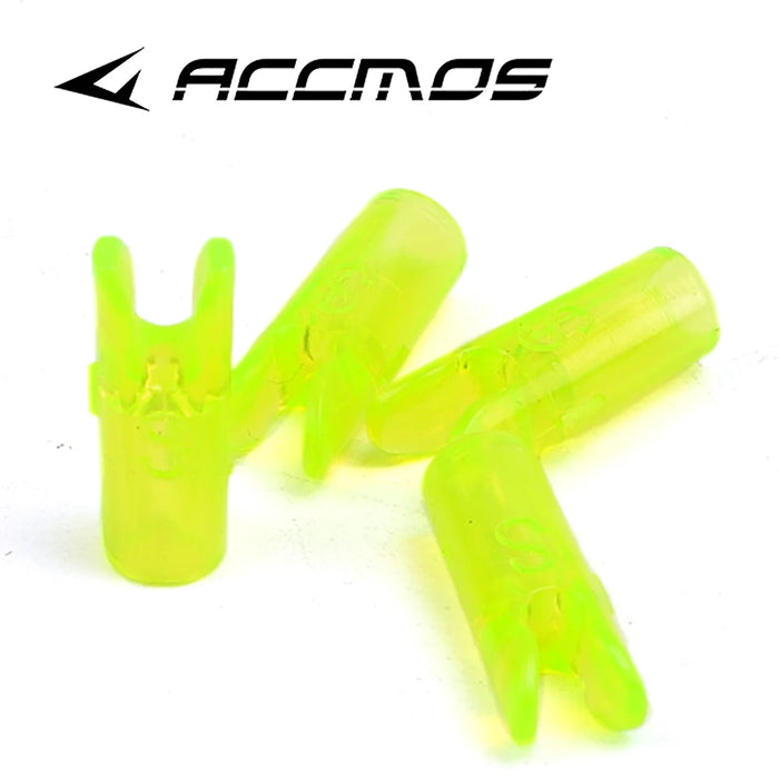 60 pz FAI DA TE In Plastica Freccia Spille Nocks Formato L E Taglia S Per ID4.2mm ID6.2mm 3.2mm Freccia Albero Tiro Con Arco accessorio