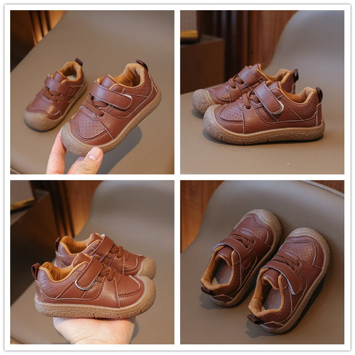 Primavera autunno neonate ragazzi scarpe Casual bambini Sneakers suola morbida antiscivolo neonato primi camminatori scarpe scarpe in pelle per bambini