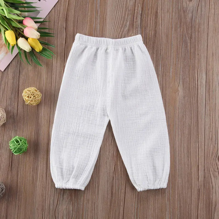 2017 Brand New Toddler Infant Child Baby Girls Boy Pants pantaloni in cotone rugoso Vintage Bloomers pantaloni Legging pantaloni solidi 6M-4T